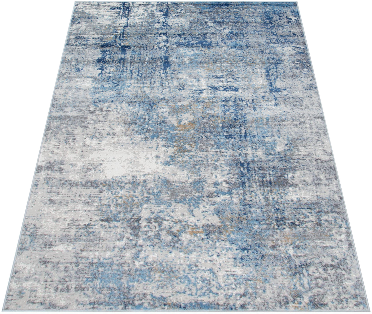 Expressions Navy Blue Modern Rug