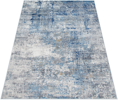 Expressions Navy Blue Modern Rug