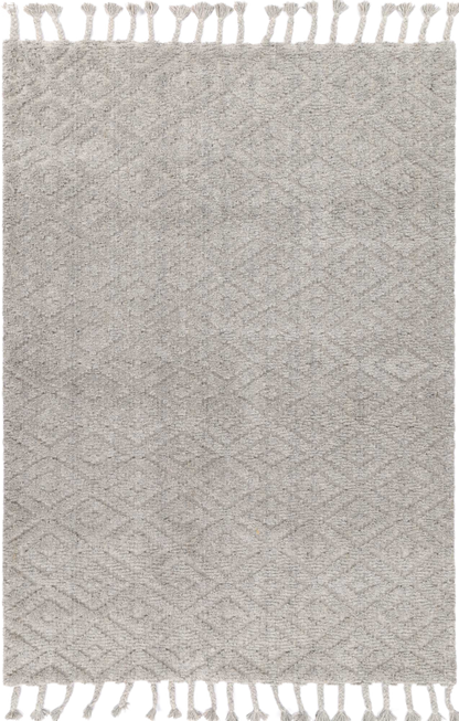 Goa Diamond Wool Blend Grey Rug