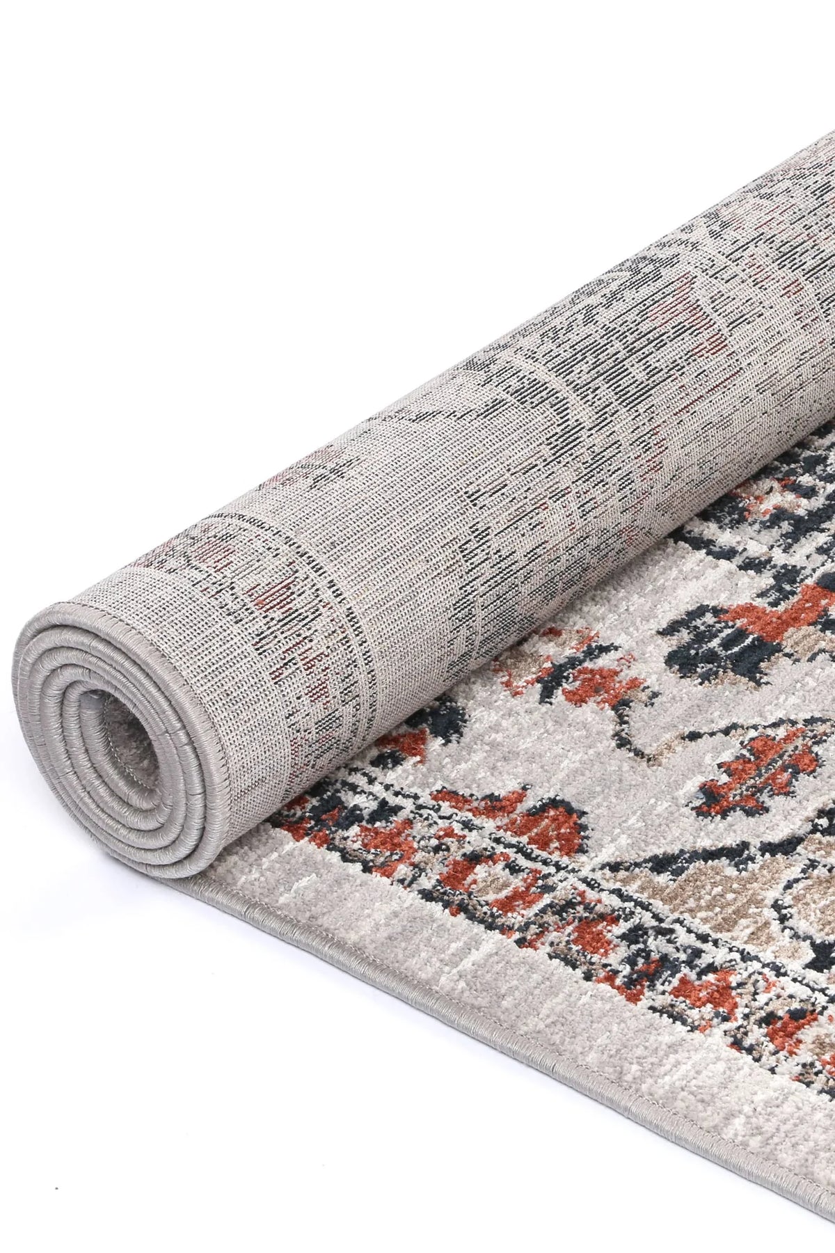 Abajo Contemporary Grey & Blue Designer Rug
