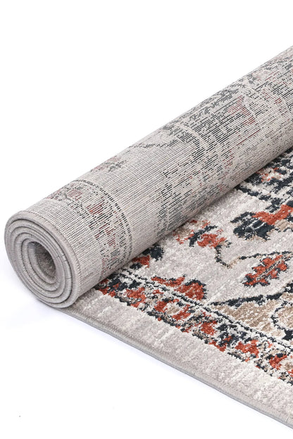 Abajo Contemporary Grey & Blue Designer Rug