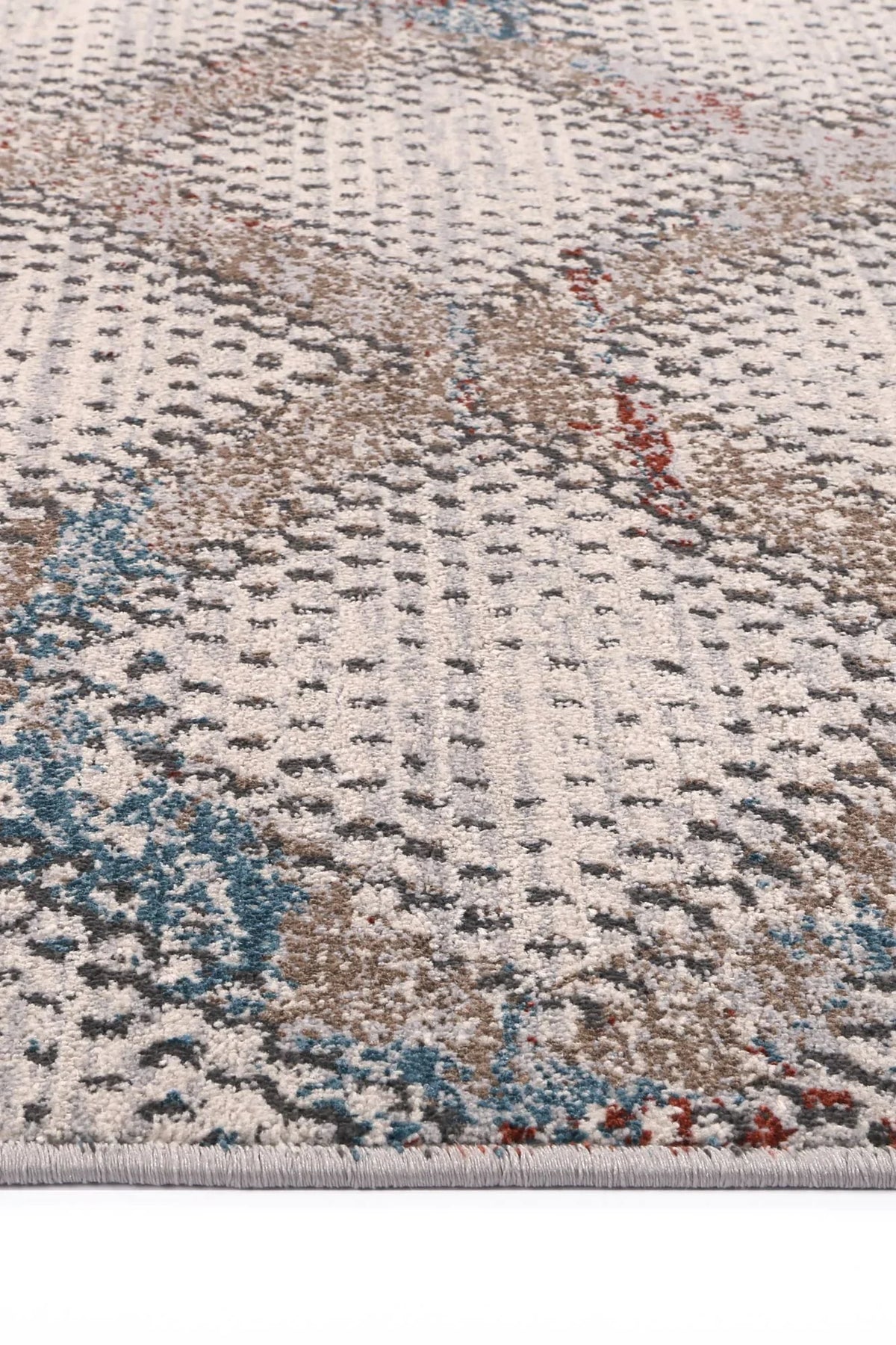 Corralillo Contemporary Cream & Gold Designer Rug