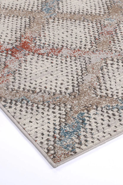 Corralillo Contemporary Cream & Gold Designer Rug