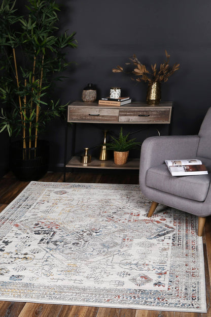 Havana Jaruco Transitional Cream & Grey Rug