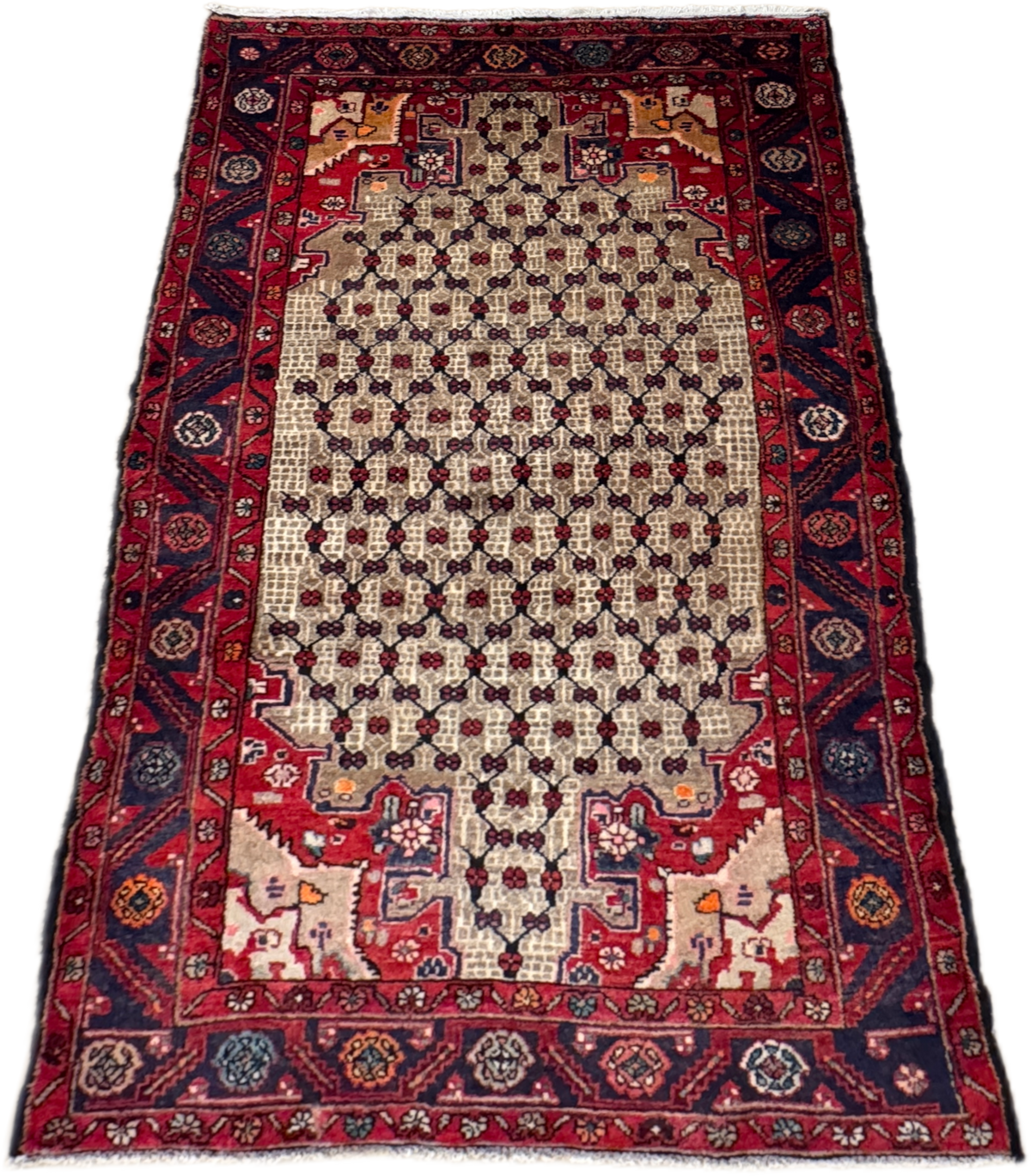 Vintage Hamadan Rug - 240 cm x 130 cm