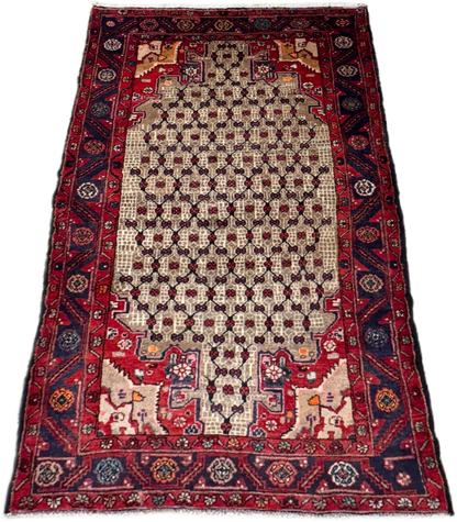 Vintage Hamadan Rug - 240 cm x 130 cm