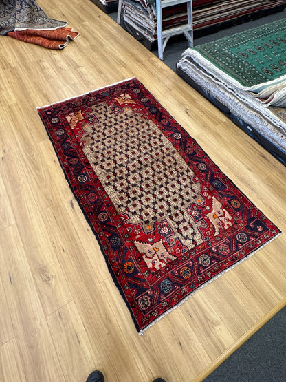 Vintage Hamadan Rug - 240 cm x 130 cm