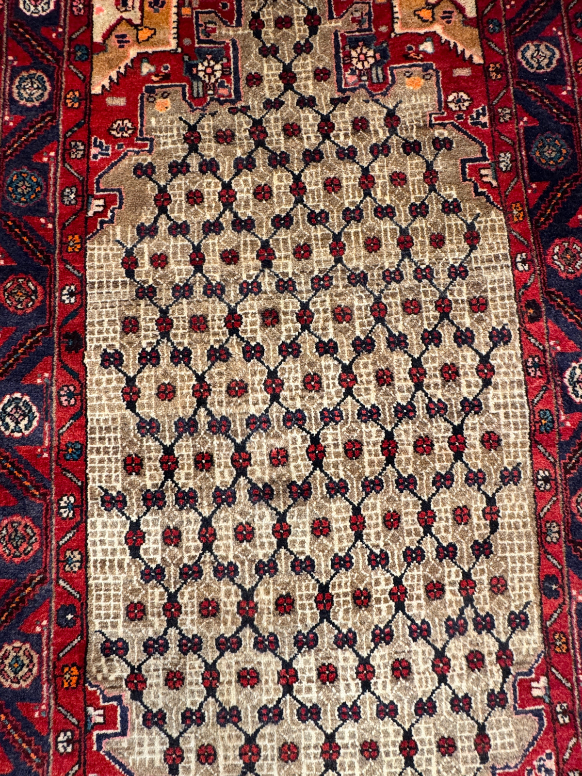 Vintage Hamadan Rug - 240 cm x 130 cm