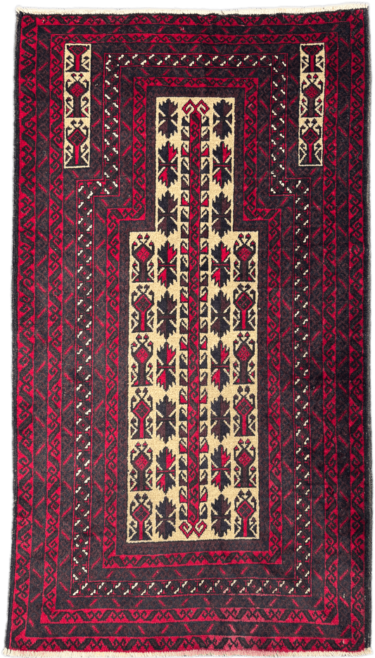Baluchi Rug - 147 cm x 84 cm