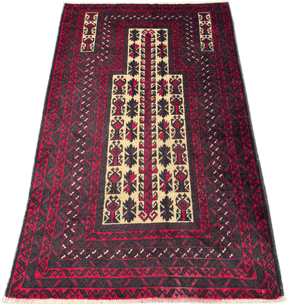 Baluchi Rug - 147 cm x 84 cm