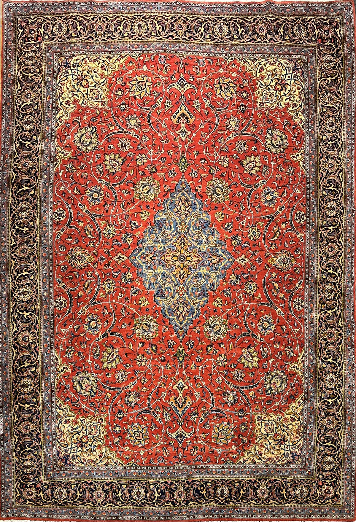 Sarouk Rug - 393 cm x 285 cm