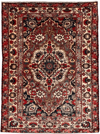 Vintage Bakhtiari Rug - 208 cm x 155 cm