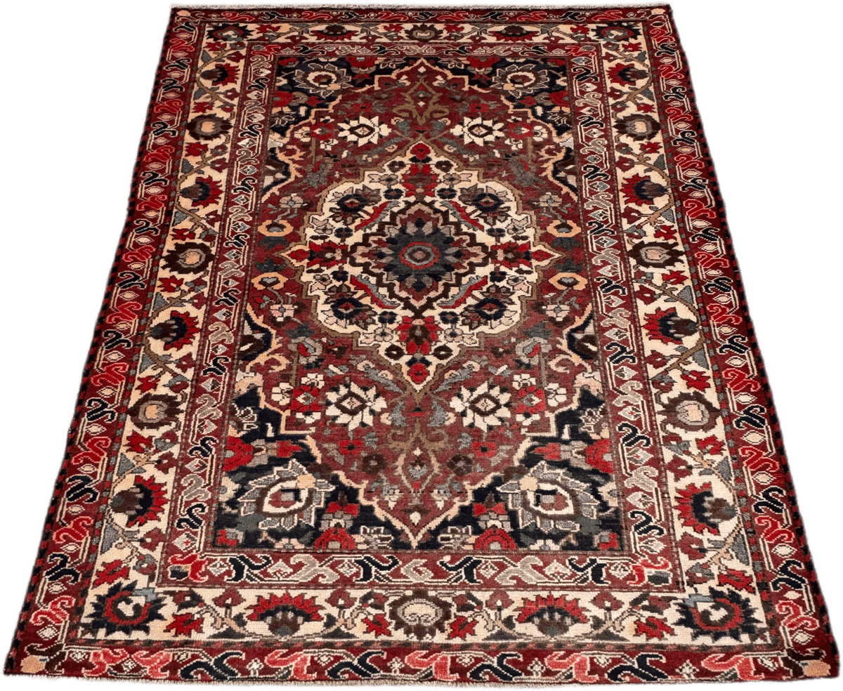 Vintage Bakhtiari Rug - 208 cm x 155 cm
