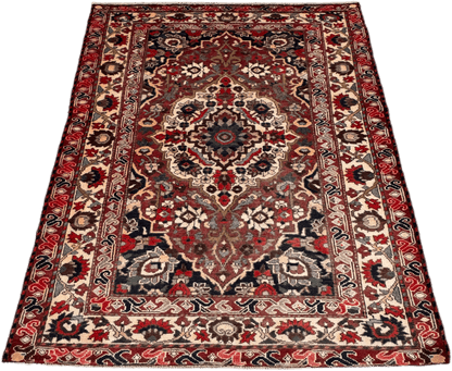 Vintage Bakhtiari Rug - 208 cm x 155 cm