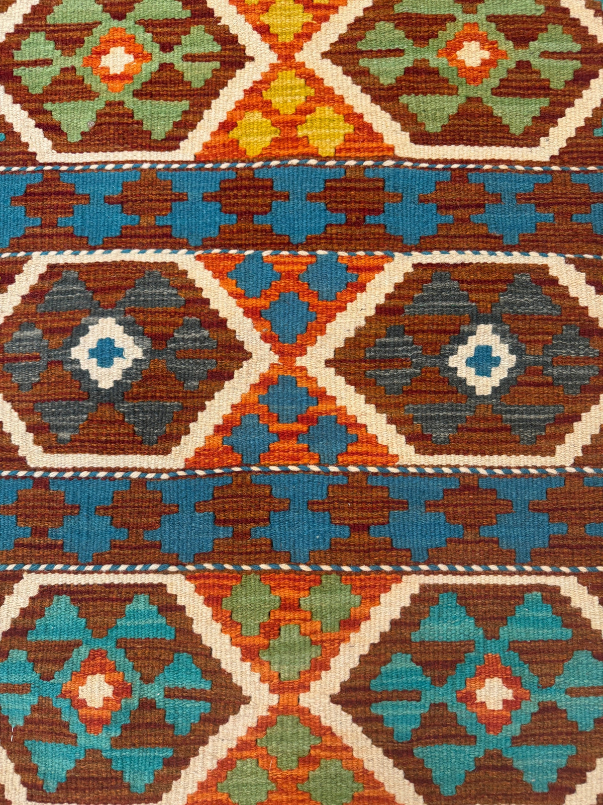 Chobi Kilim Rug - 84 cm x 60 cm