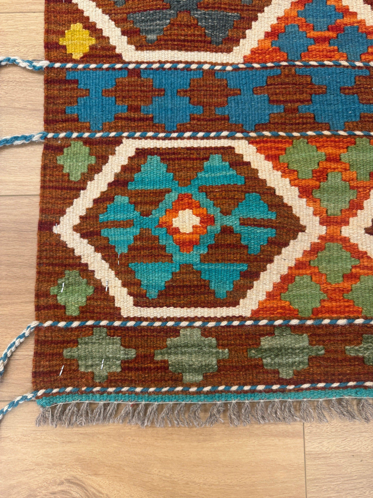 Chobi Kilim Rug - 84 cm x 60 cm