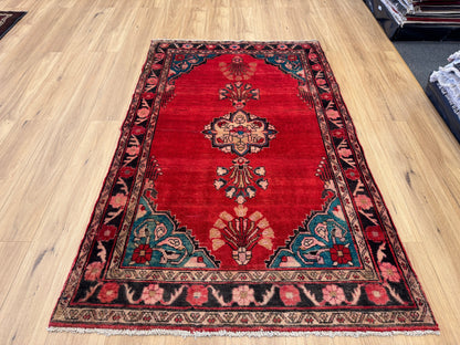 Vintage Kashan Rug - 198 cm x 128 cm