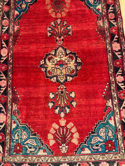 Vintage Kashan Rug - 198 cm x 128 cm