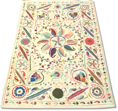 Suzani Kilim - 277 cm x 182 cm