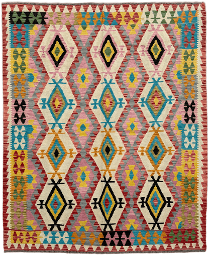 Chobi Kilim Rug - 199 cm x 163 cm