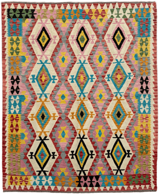 Chobi Kilim Rug - 199 cm x 163 cm
