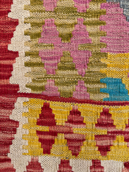 Chobi Kilim Rug - 199 cm x 163 cm