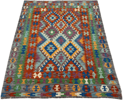 Chobi Kilim Rug - 193 cm x 146 cm