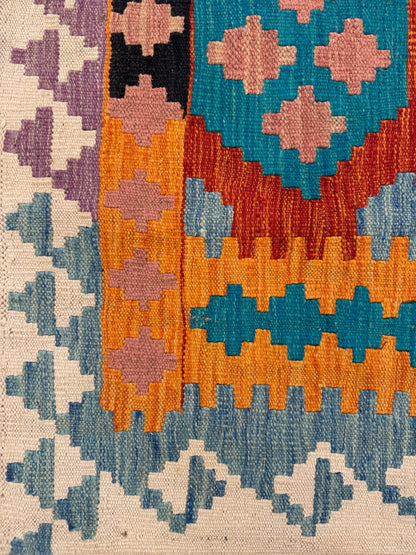 Chobi Kilim Rug - 192 cm x 148 cm
