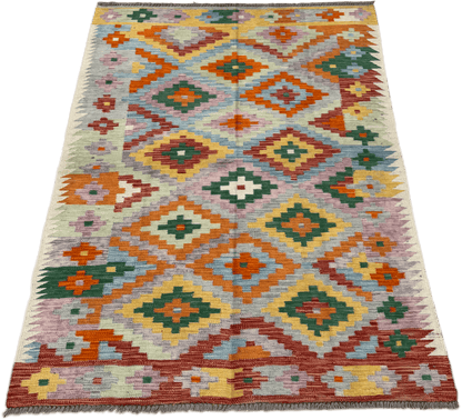 Chobi Kilim Rug - 204 cm x 138 cm