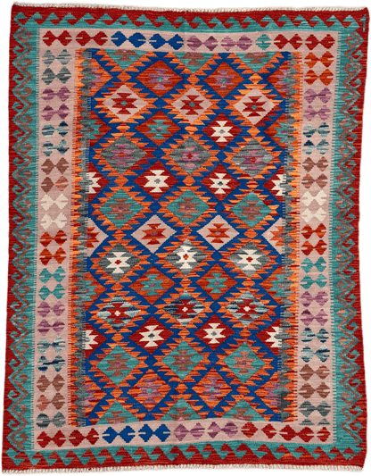 Chobi Kilim Rug - 192 cm x 150 cm