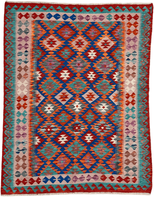 Chobi Kilim Rug - 192 cm x 150 cm
