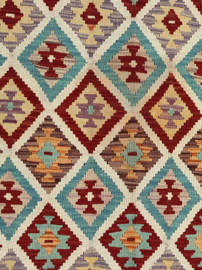 Chobi Kilim Rug - 191 cm x 156 cm