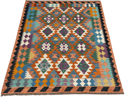 Chobi Kilim Rug - 195 cm x 153 cm