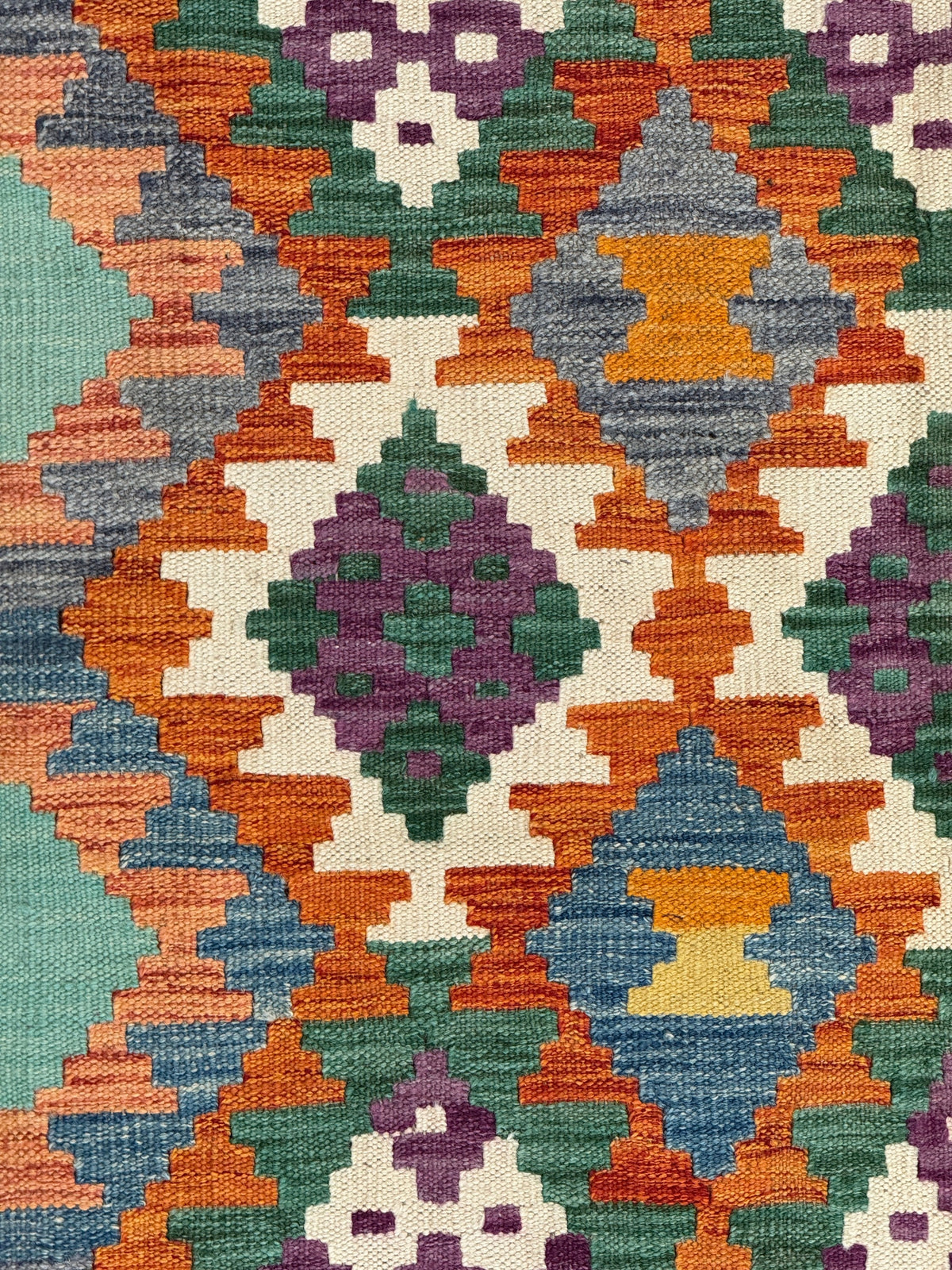 Chobi Kilim Rug - 195 cm x 153 cm