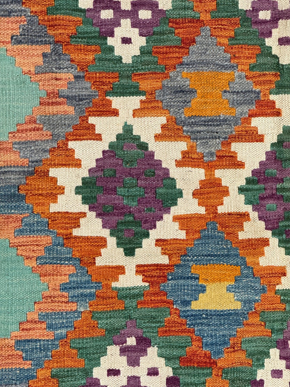 Chobi Kilim Rug - 195 cm x 153 cm