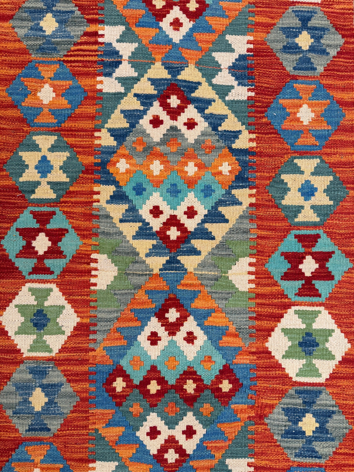Chobi Kilim Rug - 191 cm x 69 cm