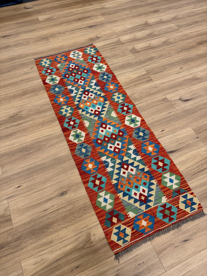 Chobi Kilim Rug - 191 cm x 69 cm