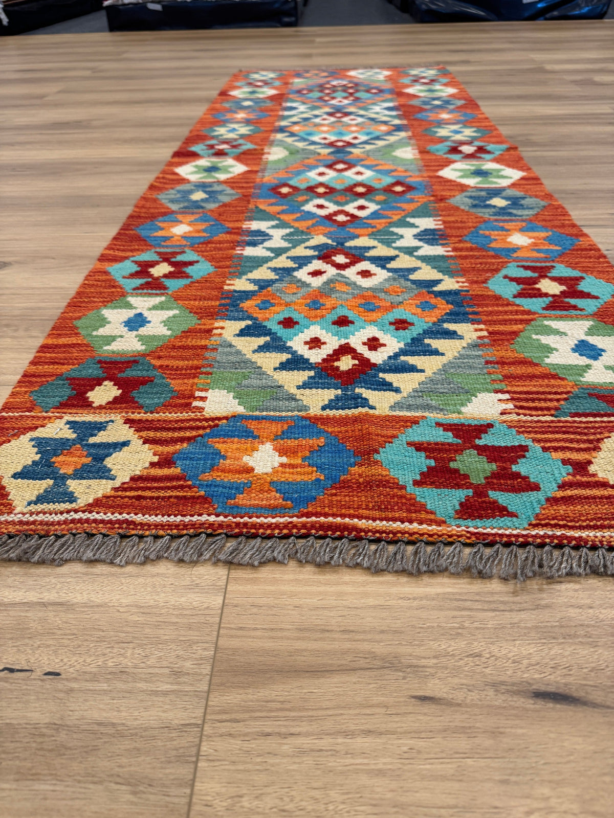 Chobi Kilim Rug - 191 cm x 69 cm