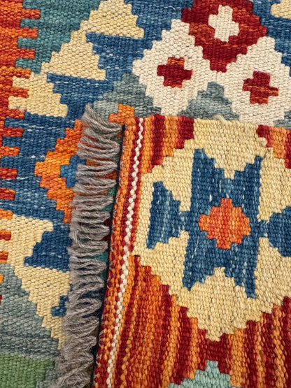 Chobi Kilim Rug - 191 cm x 69 cm