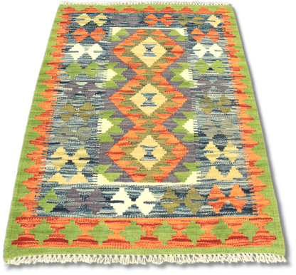 Chobi Kilim Rug  - 88 cm x 61 cm