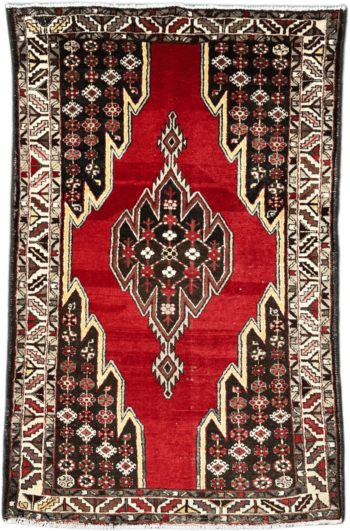 Vintage Hamadan Rug - 200 cm x 132 cm