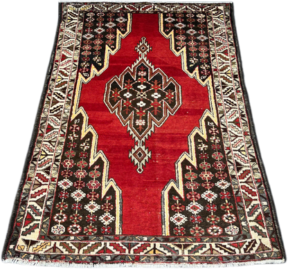 Vintage Hamadan Rug - 200 cm x 132 cm
