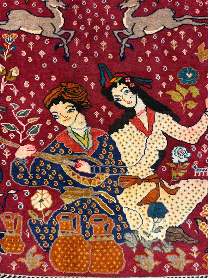 Shiraz Rug (Pictorial) - 118 cm x 195 cm