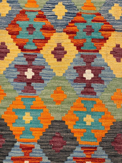 Chobi Kilim Rug - 292 cm x 81 cm