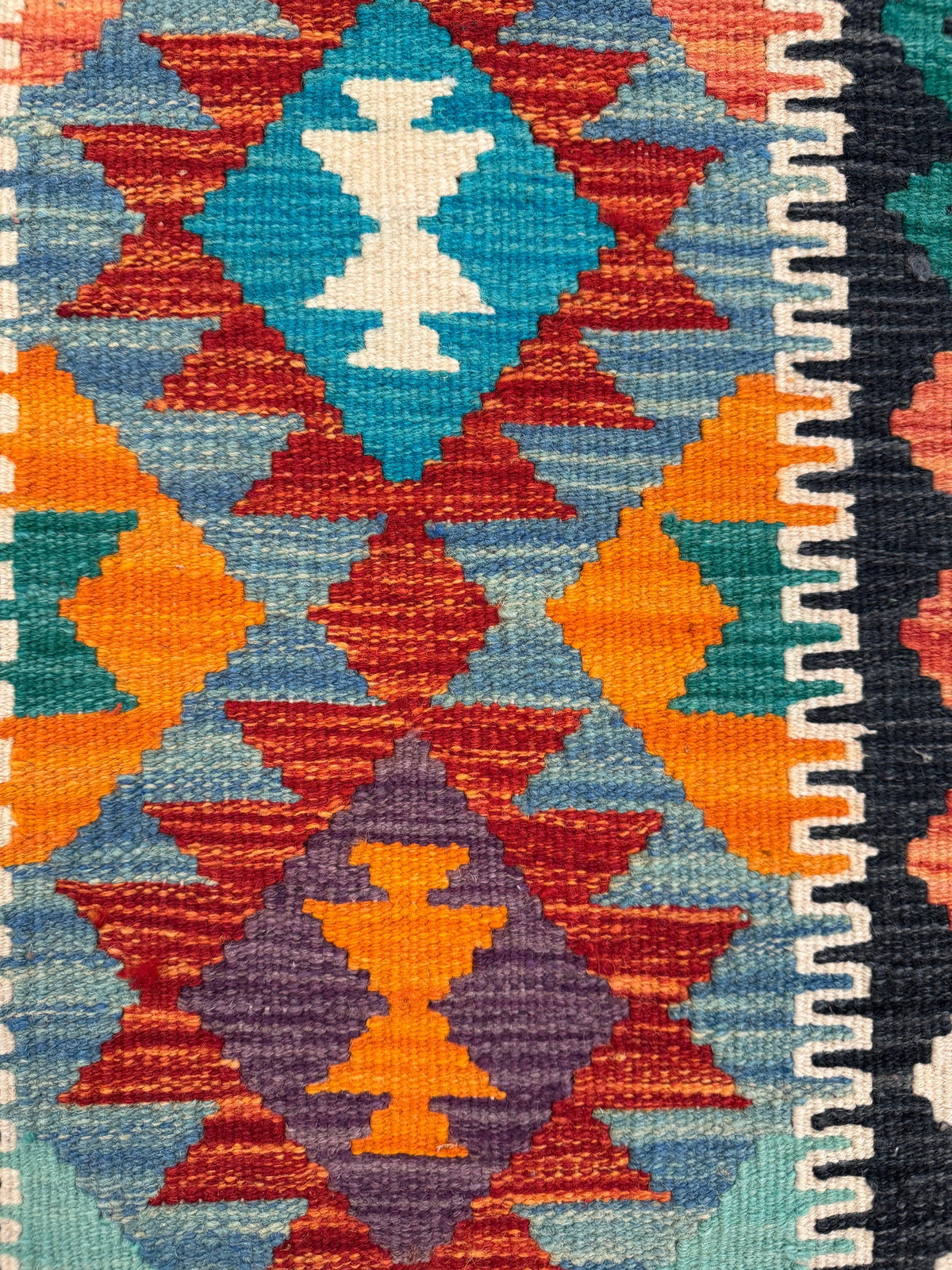 Chobi Kilim Rug - 283 cm x 81 cm
