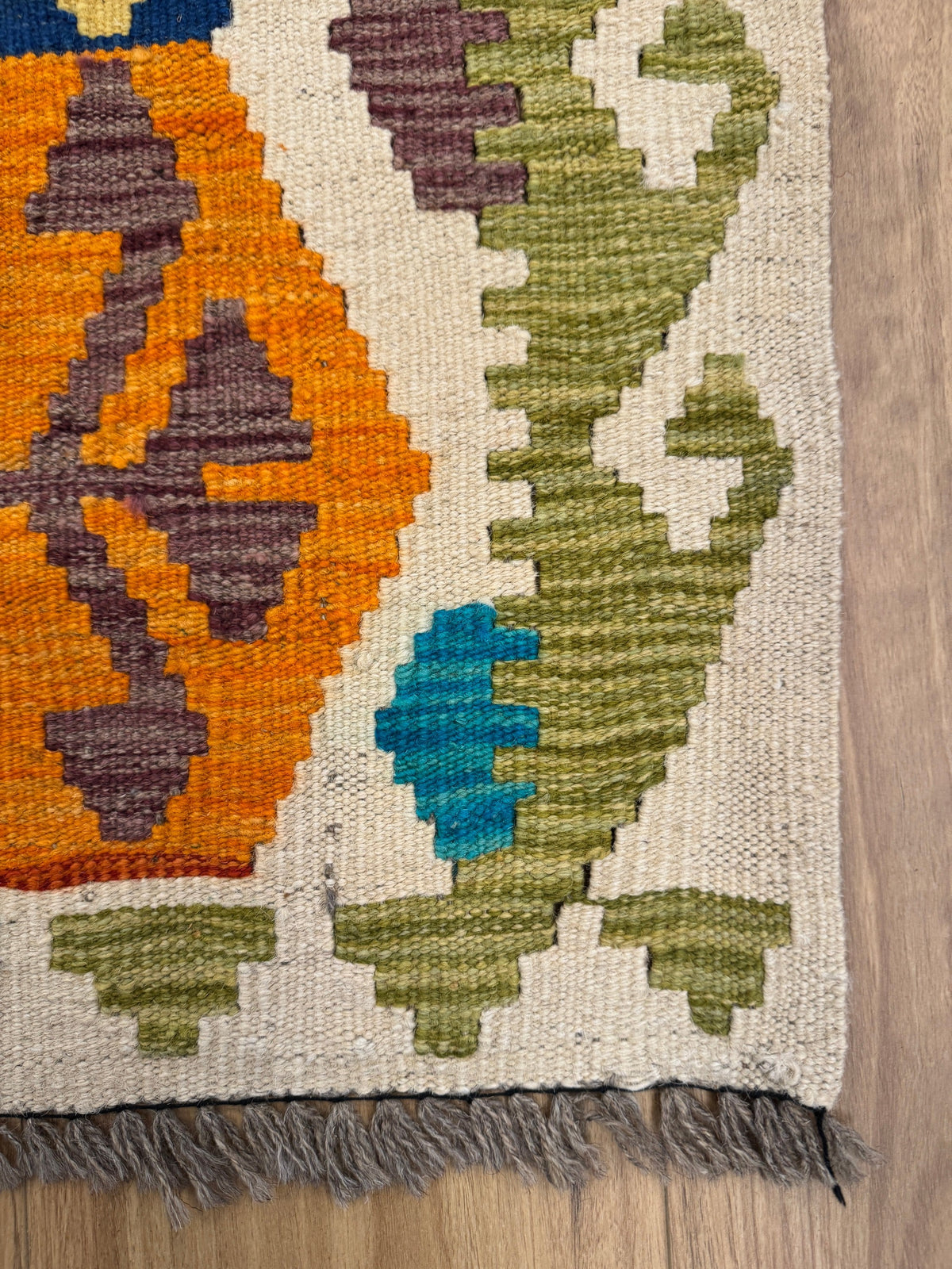 Chobi Kilim Rug - 290 cm x 82 cm