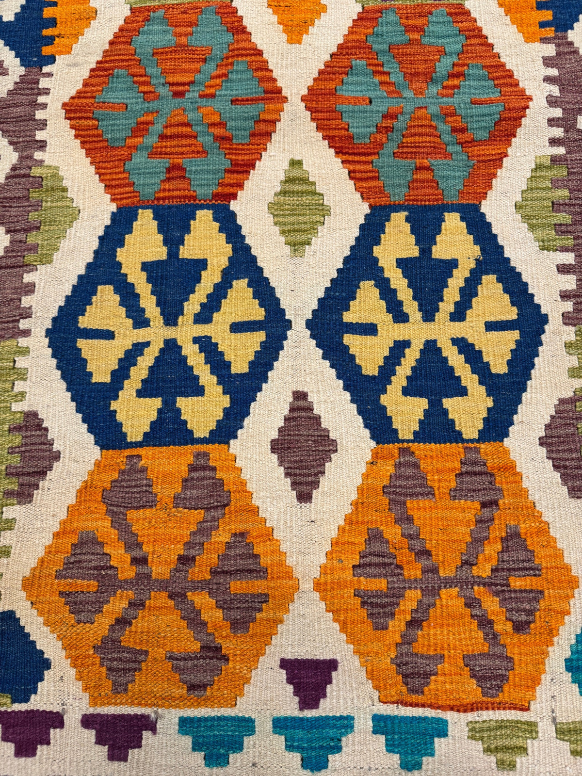 Chobi Kilim Rug - 290 cm x 82 cm