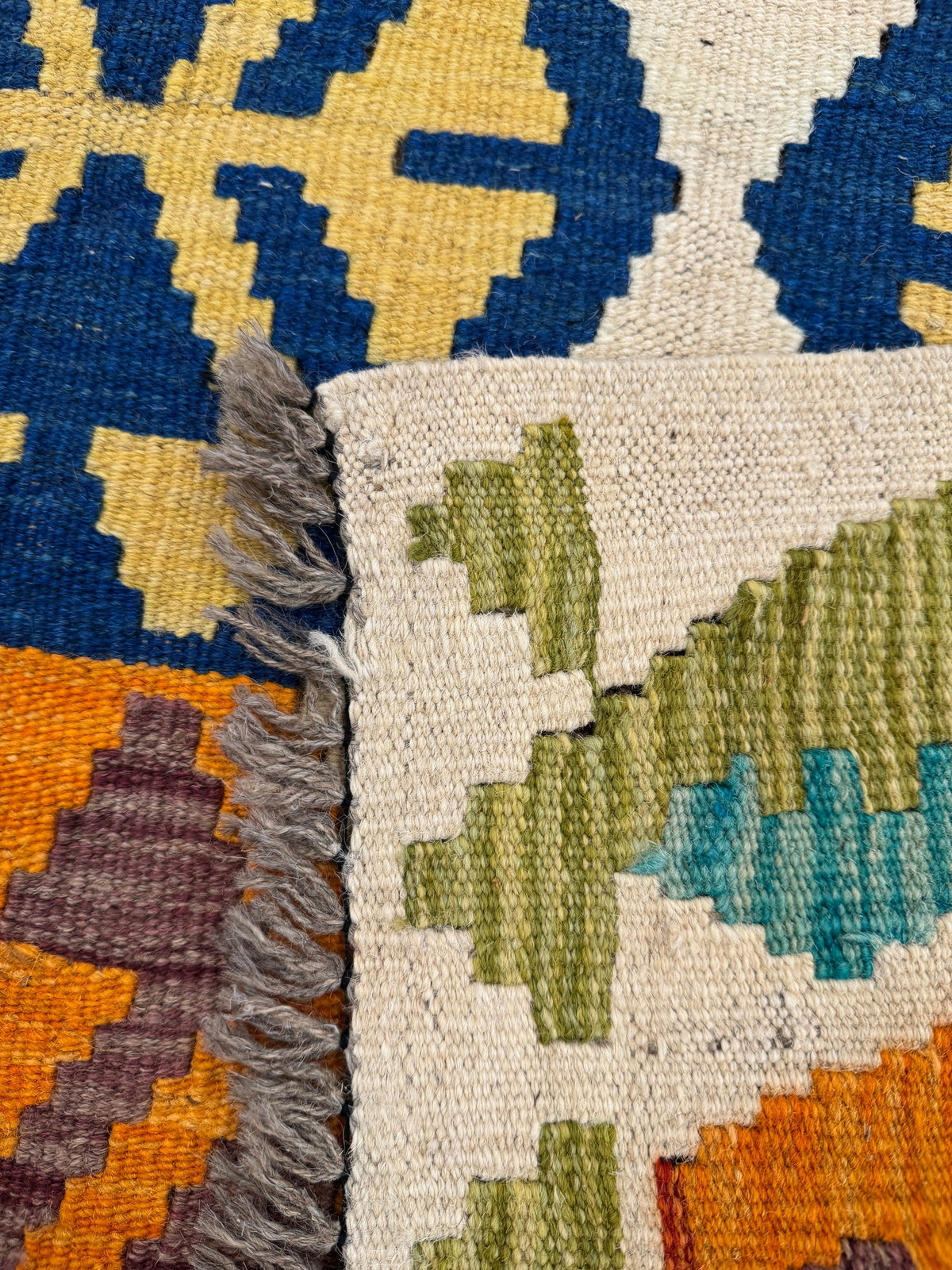 Chobi Kilim Rug - 290 cm x 82 cm