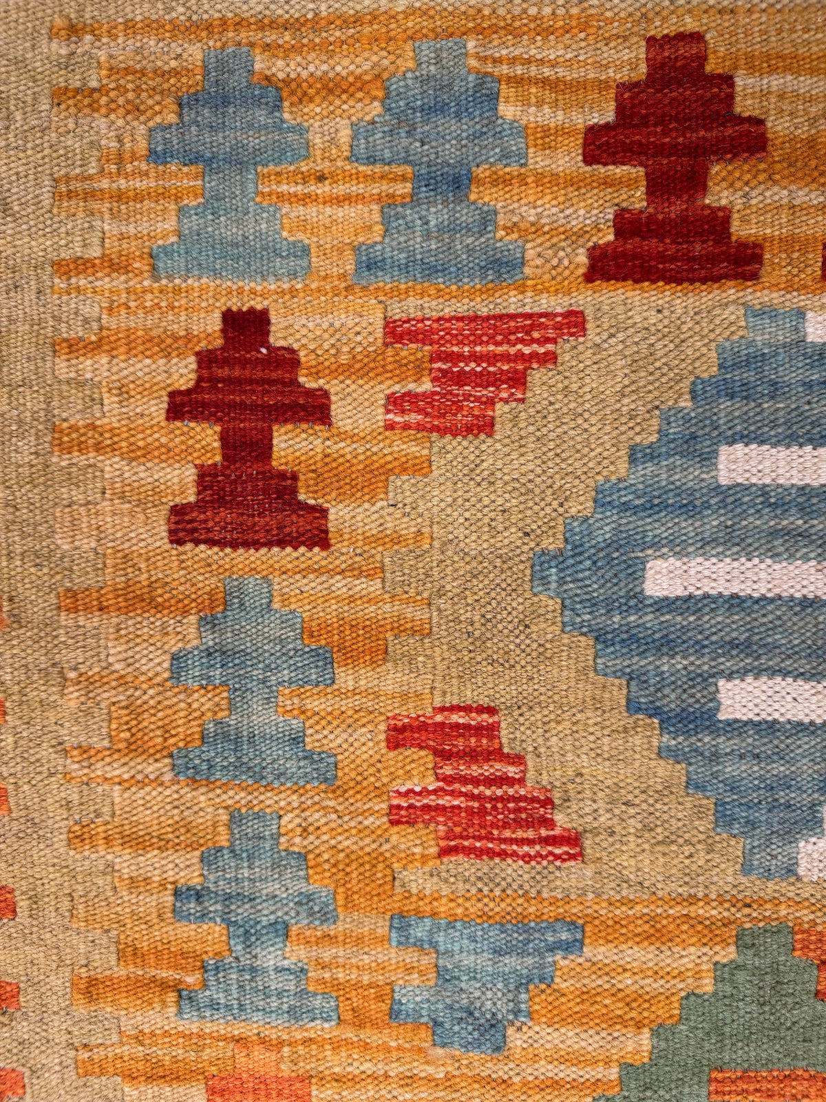 Chobi Kilim Rug - 300 cm x 82 cm