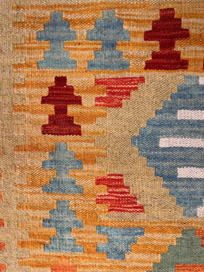 Chobi Kilim Rug - 300 cm x 82 cm